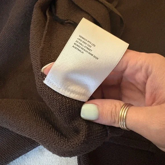 VENROY Tie Cover Up Cardigan Vacation Size XS - Picture 7 of 9